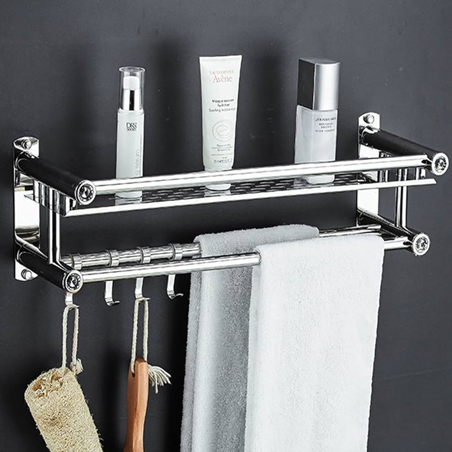 Amazon｜バスタオル掛け タオルラック タオルバー ウォールハンガー