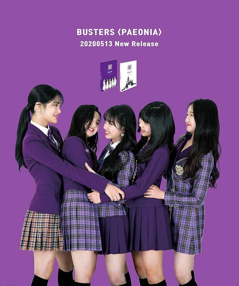 BUSTERS - BUSTERS PAEONIA 1st Single Album RANDOM VER CD+Photo