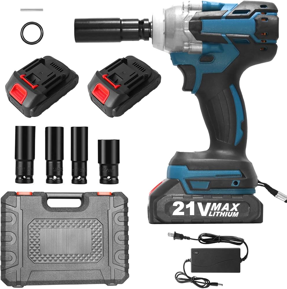 Amazon | インパクトレンチ 電動インパクトレンチ 21V 最大トルク300N