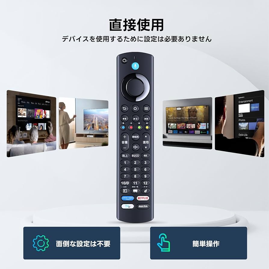 Amazon | テレビリモコン FRM-200TVS for Funai 液晶スマートテレビ FL