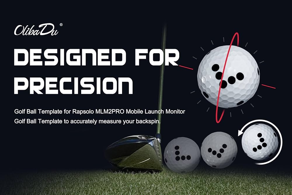 Amazon | OlibaDu ゴルフボールマーカー Rapsodo MLM2PROローンチ