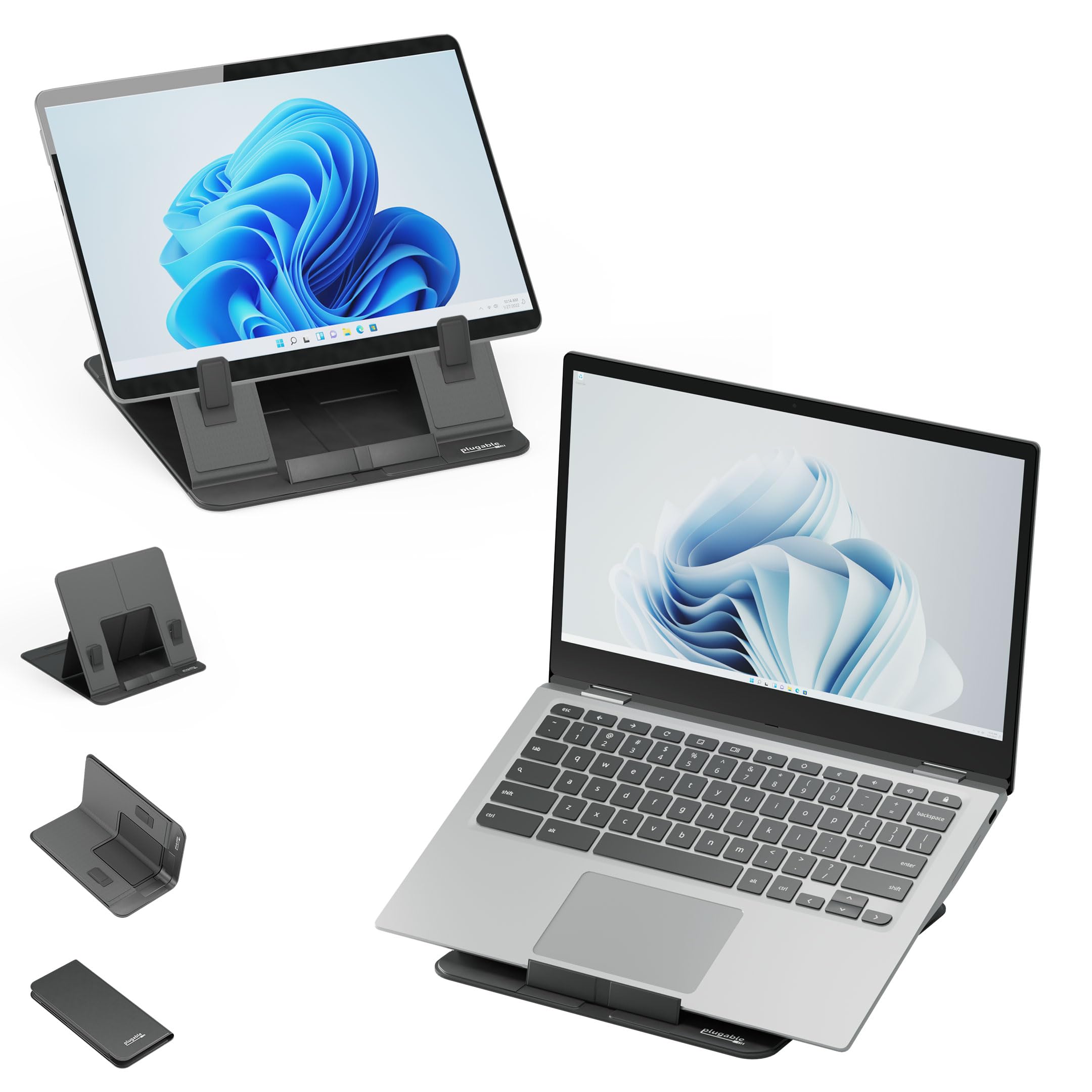 Amazon.com: Plugable Foldable Laptop Stand with 4 Adjustable