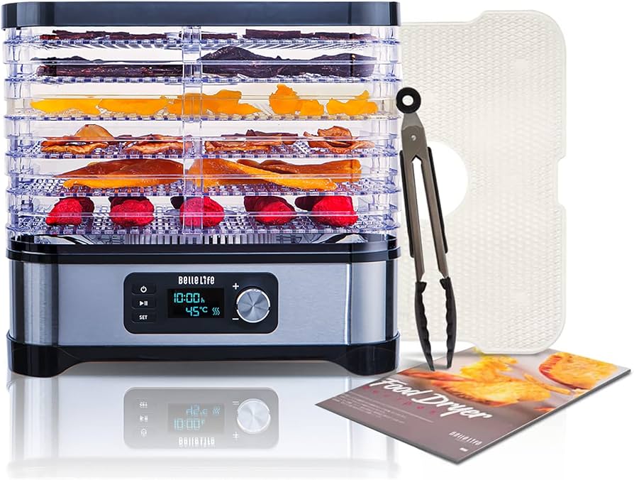 Amazon.co.jp: フードドライヤー レシピ付 BelleLife 食品乾燥機 野菜