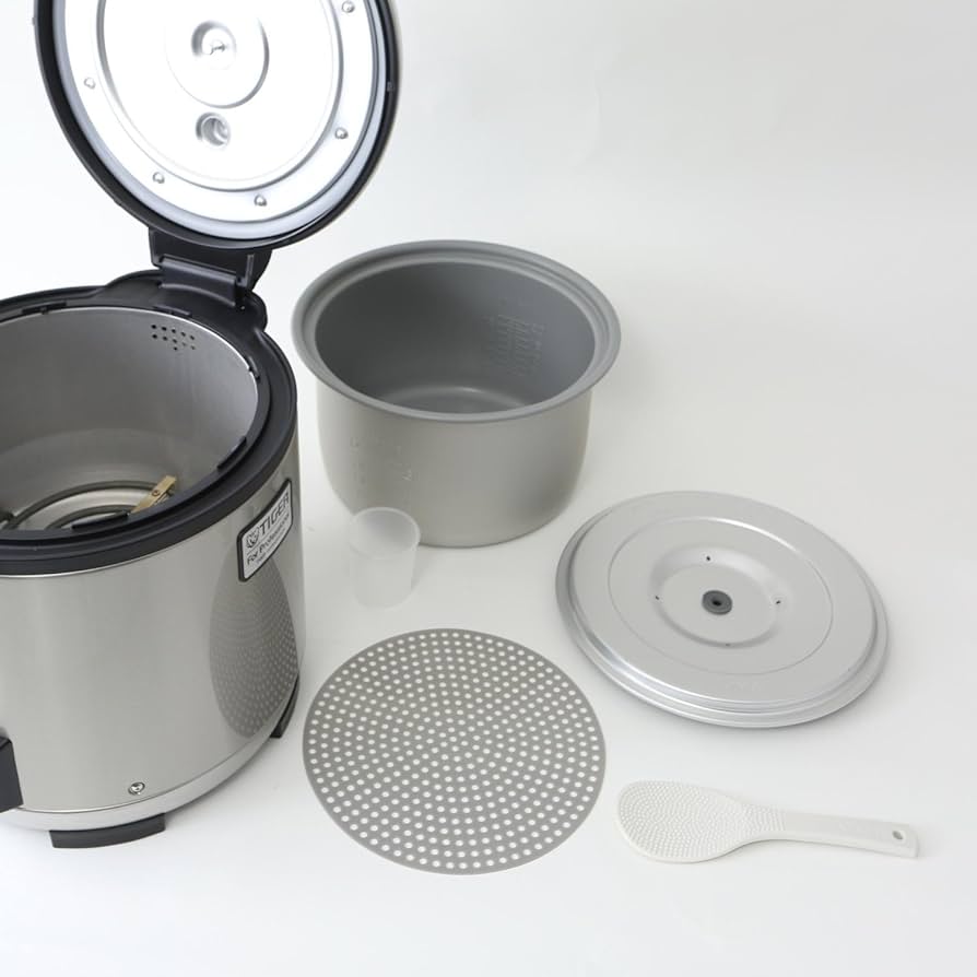 Amazon | タイガー魔法瓶(TIGER) 炊飯器 2升 業務用 ステンレスボディ