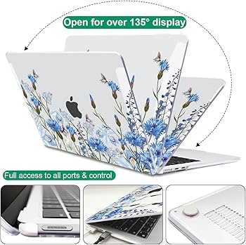 Amazon.com: LCMOCICO Compatible with M4 MacBook Air 13.6 inch Case