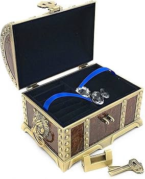 Amazon｜3種付き オレンジ まるで海賊の宝箱 アンティーク ロな鍵と