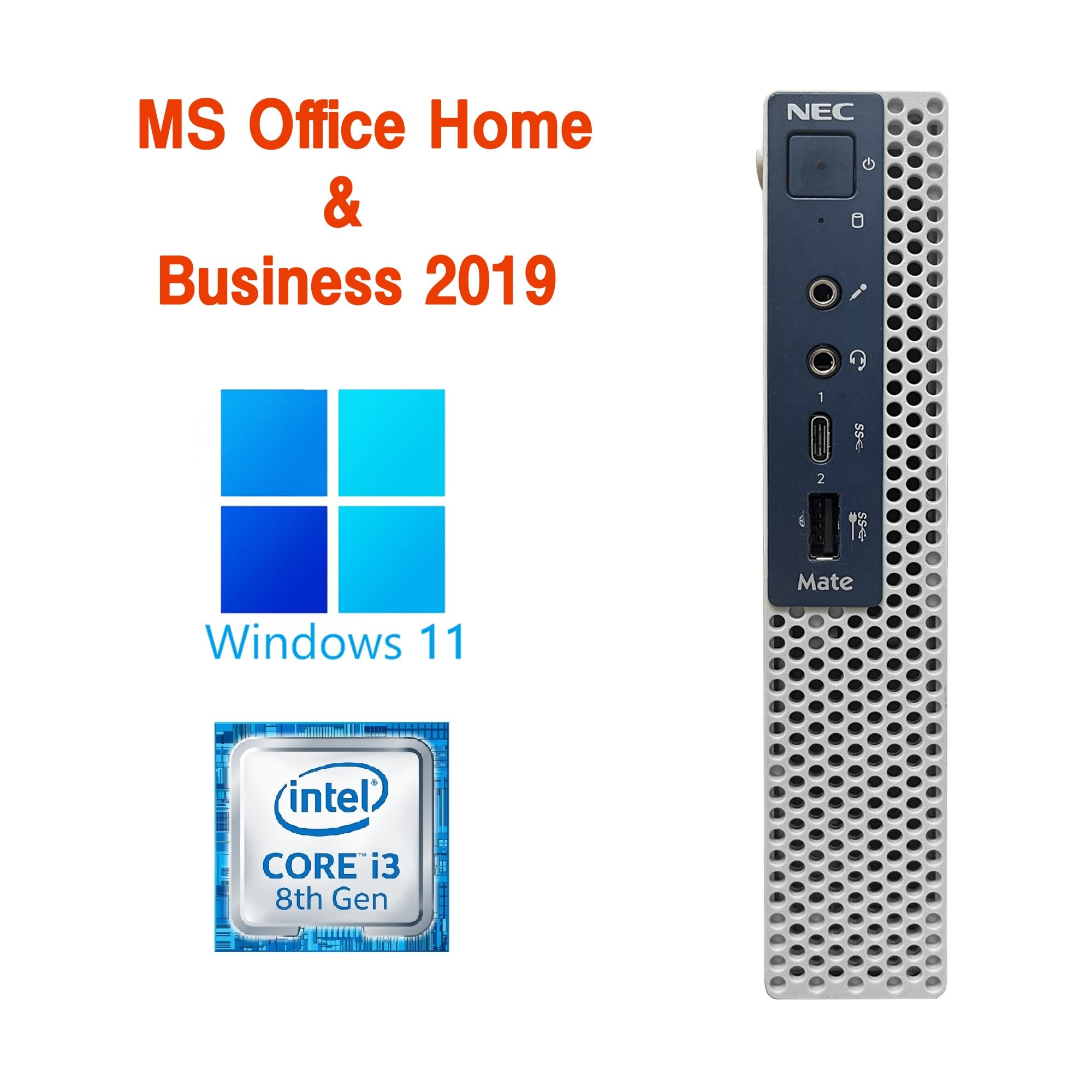 Amazon.co.jp: 【整備済み品】NEC ミニPC MC-3 / Win11 Pro/MS Office
