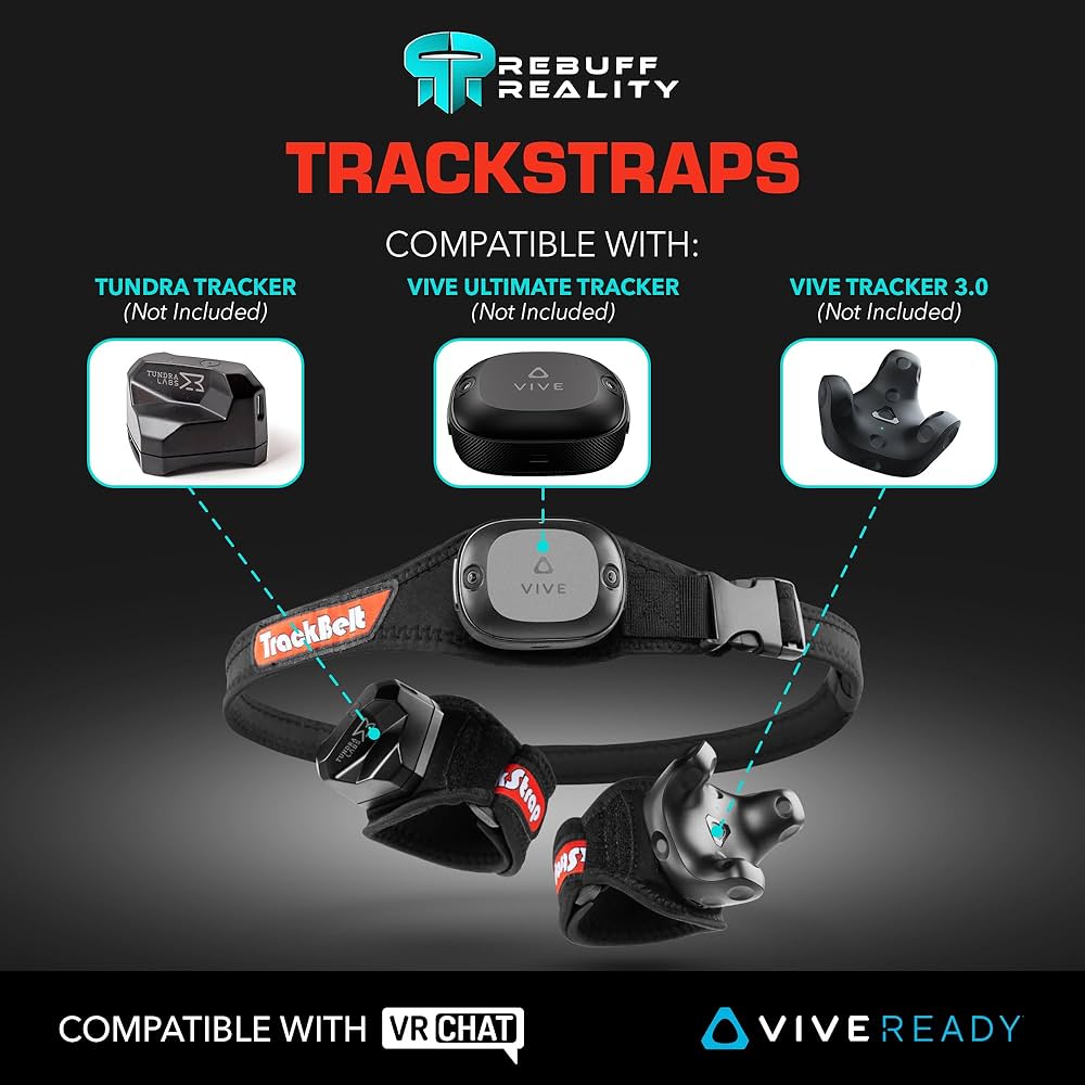 Rebuff Reality TrackBelt + 2 TrackStraps Full Body Tracking VR