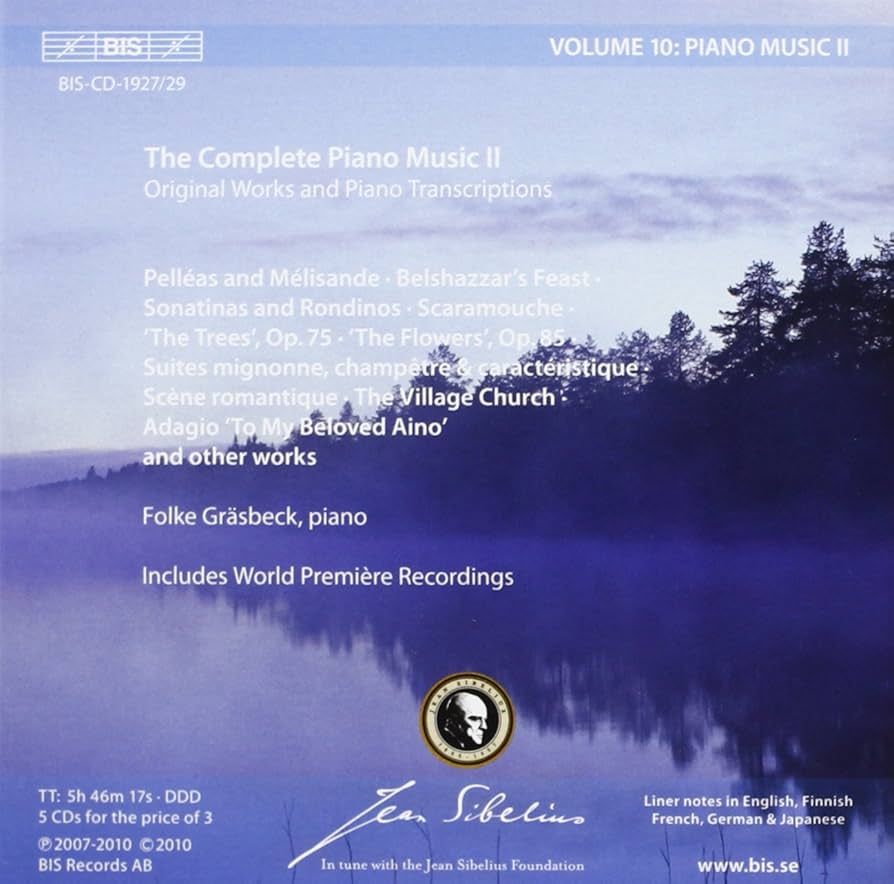 Amazon.co.jp: シベリウス完全全集 その10 ピアノ曲Vol.2 (The