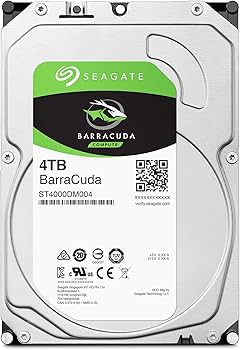 Amazon | Seagate 4 TB BarraCuda内蔵ハードドライブ | シーゲイト