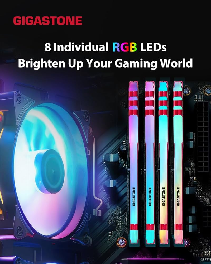 Amazon.co.jp: 【発光型 DDR4】GIGASTONE Game TURBO 16GBx4枚 (64GB