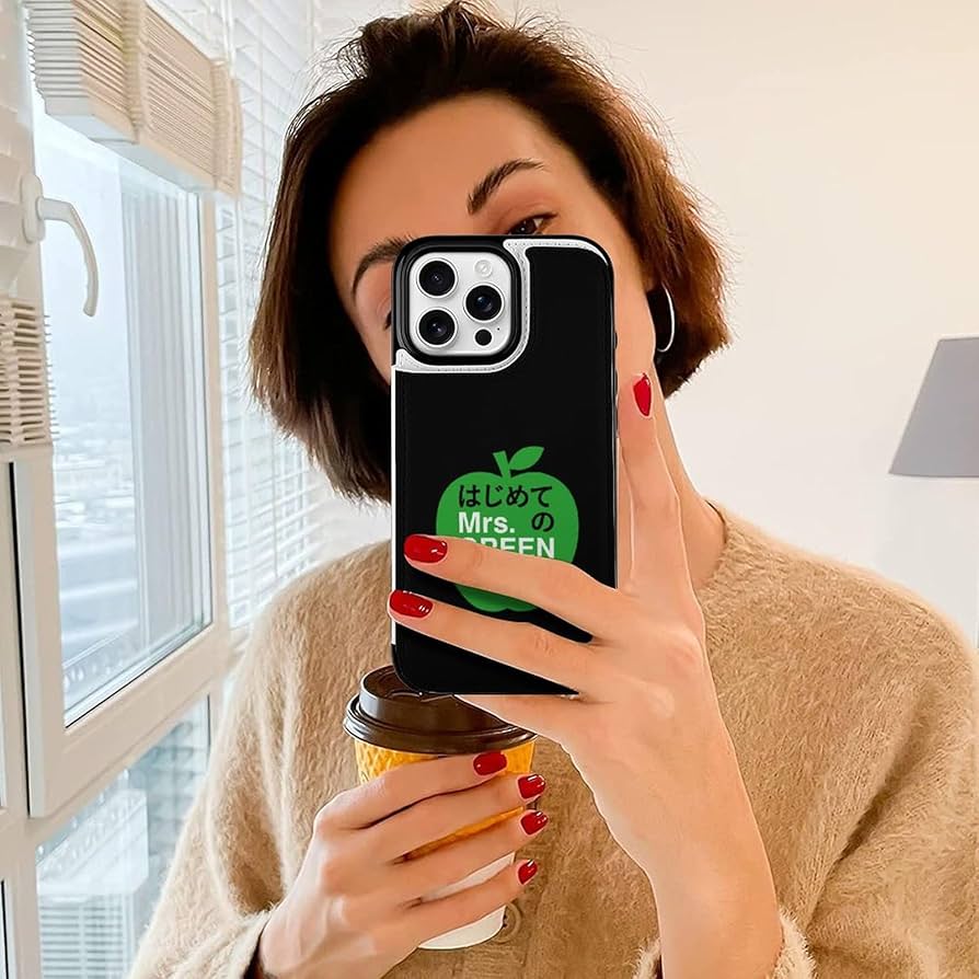 Amazon.co.jp: MGOBITY ミセスグリーンアップル iPhone16 ケース 手帳