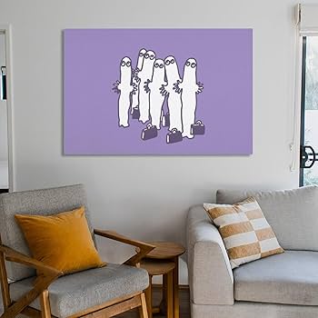 Amazon.co.jp: ニョロニョロ ムーミン アートポスター 飾り絵 かわいい