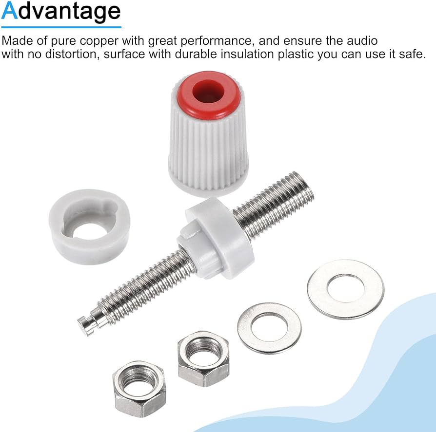 B&W DM603 S2 シリアル連番 バナナプラグ、インシュレーター、板付 B&W