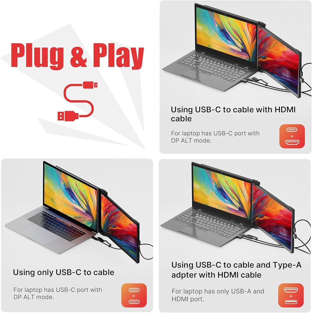 Amazon.co.jp: Mobile Pixels Duex Lite ポータブルモニター 12.5