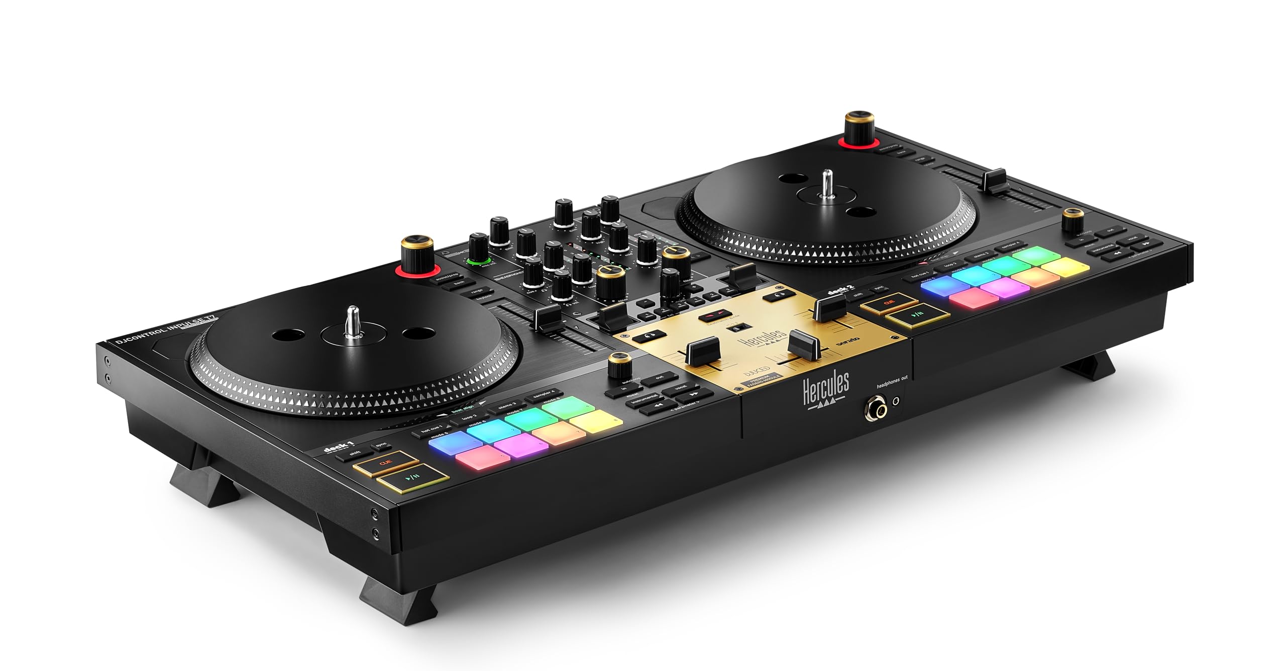Amazon.com: Hercules DJ T7 Premium, 2 Deck Motorized DJ Controller