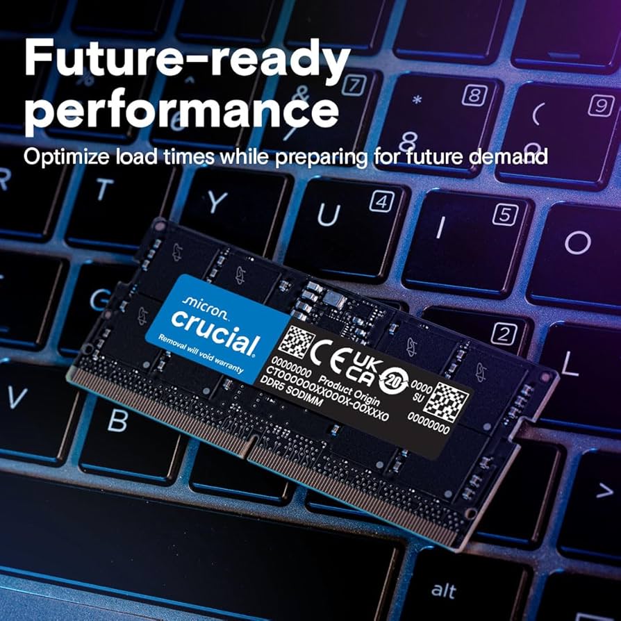 Amazon.co.jp: Crucial ノートPC用増設メモリ 8GB(8GBx1枚) DDR5