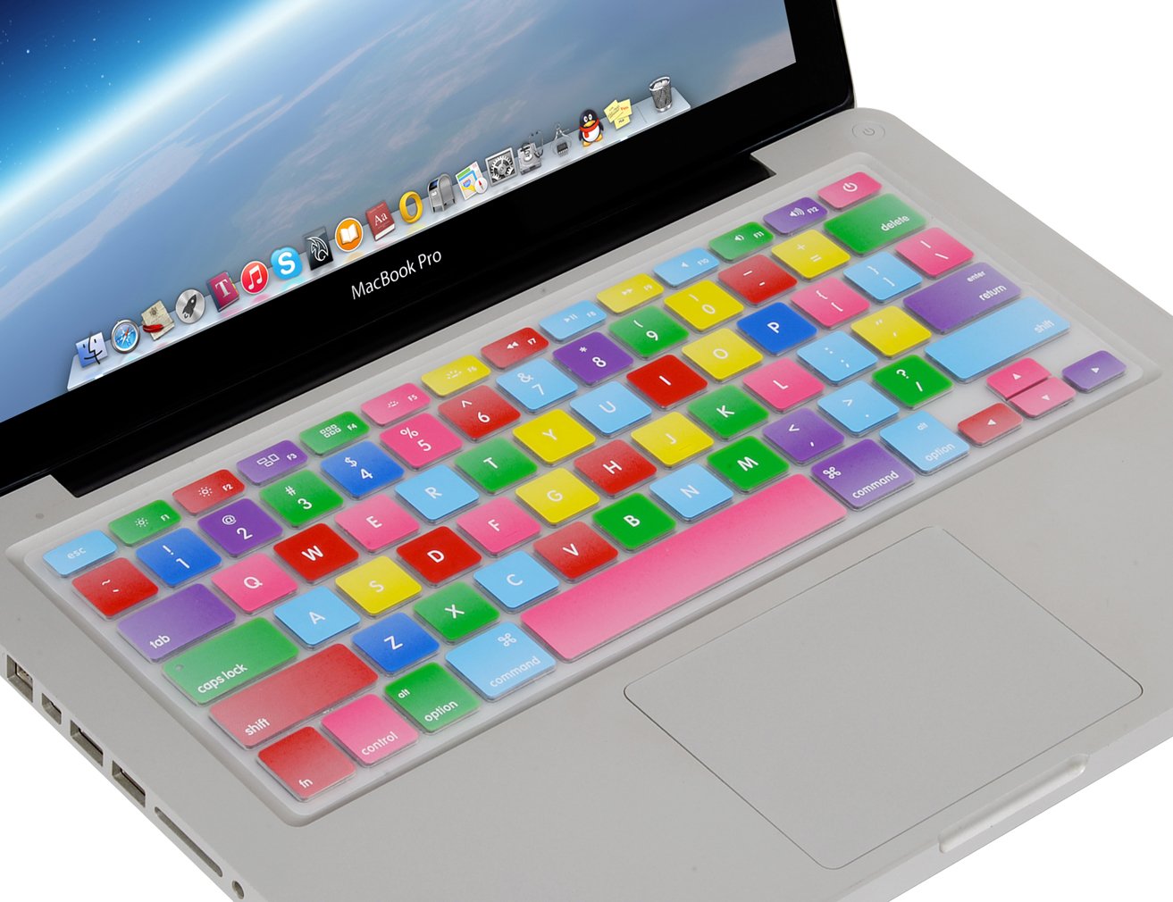 Amazon.co.jp: XSKN カラフルなレインボーシリコンノートパソコン