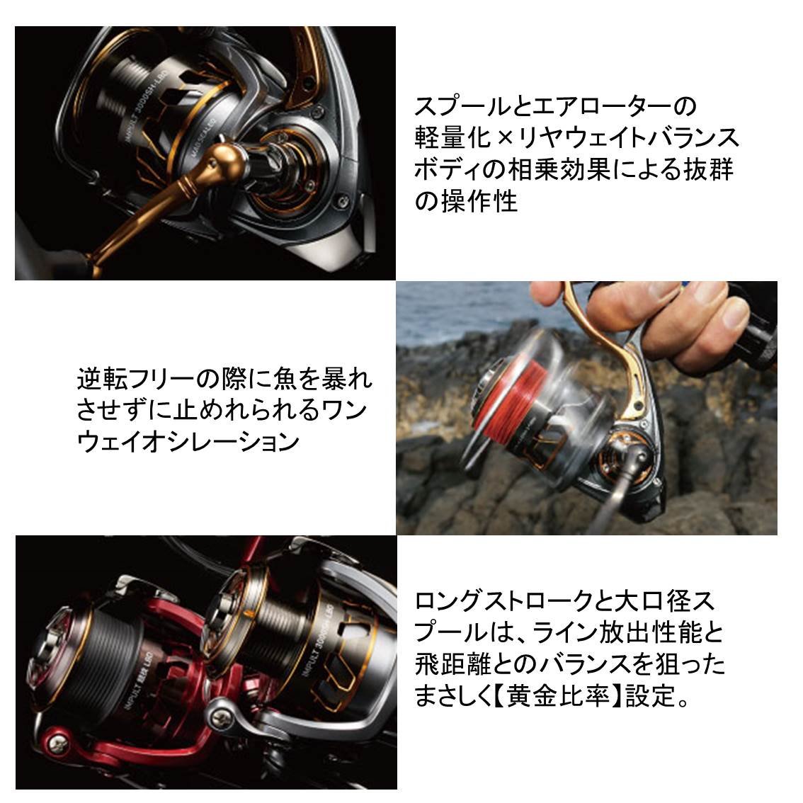 Amazon.co.jp: ダイワ(DAIWA) レバーブレーキ インパルト LBD 3000SH