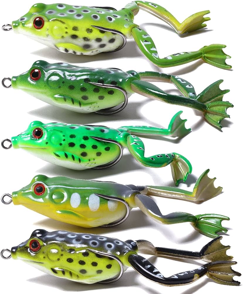 Amazon.co.jp: Topwater Frogルアー ソフトフロッグスイムベイト
