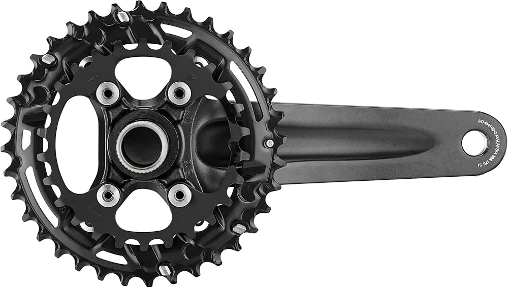 Amazon.com : FC-M4100 Deore chainset, 10-Speed, 48.8 mm chainline