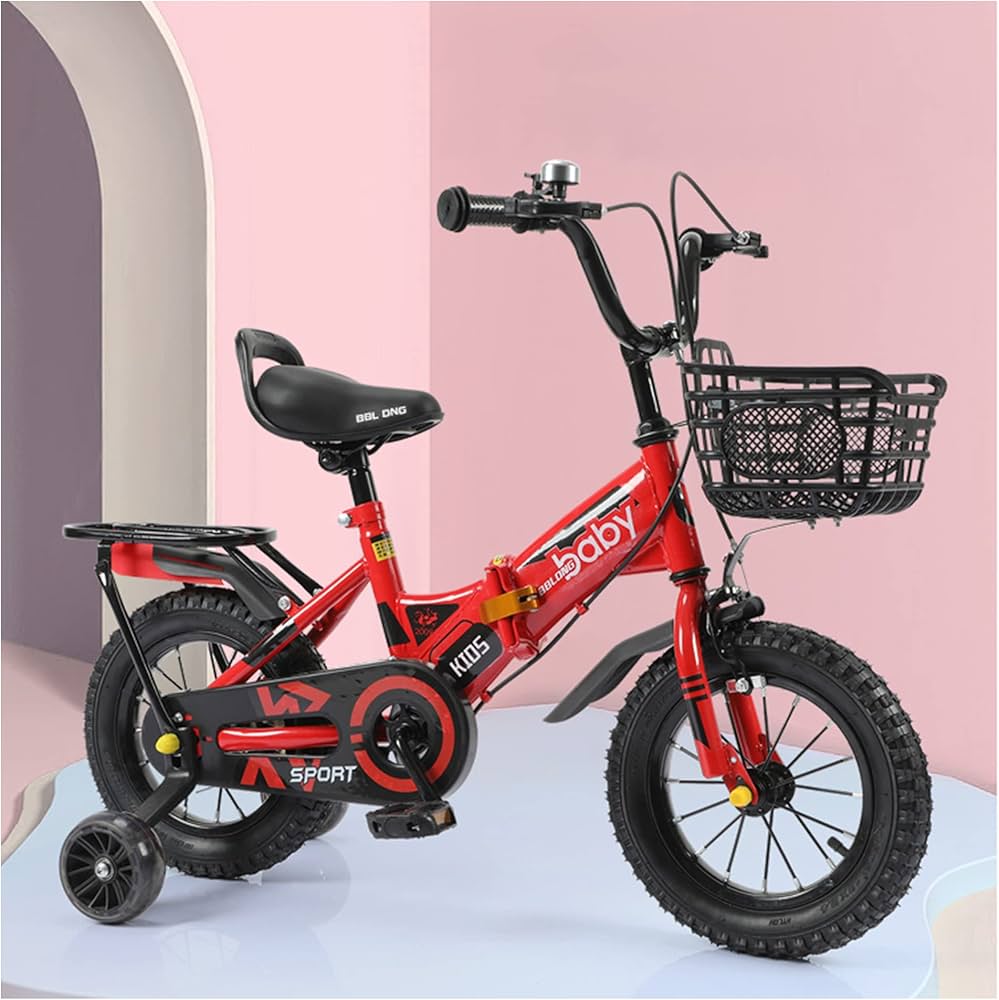 Amazon | 子供用折りたたみ 自転車 14インチキッズバイク 子供用自転車
