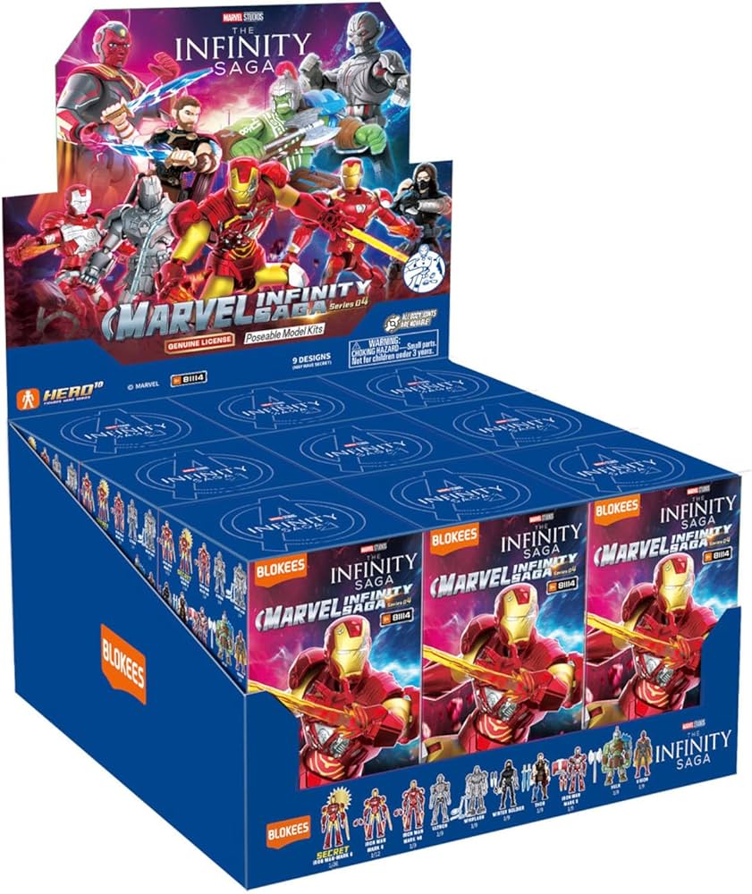 Amazon | BLOKEES 童友社 MARVEL INFINITY SAGA Series04 9個入 BOX