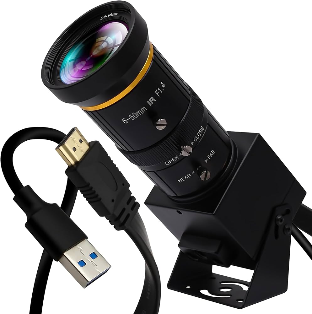 Amazon.co.jp: ELP HDMI USB ウェブカメラ 4K カメラ 同時出力ビデオ