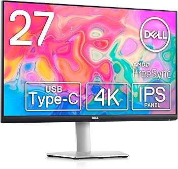 Amazon.co.jp: Dell S2722QC 27インチ 4K モニター (3年間無輝点交換