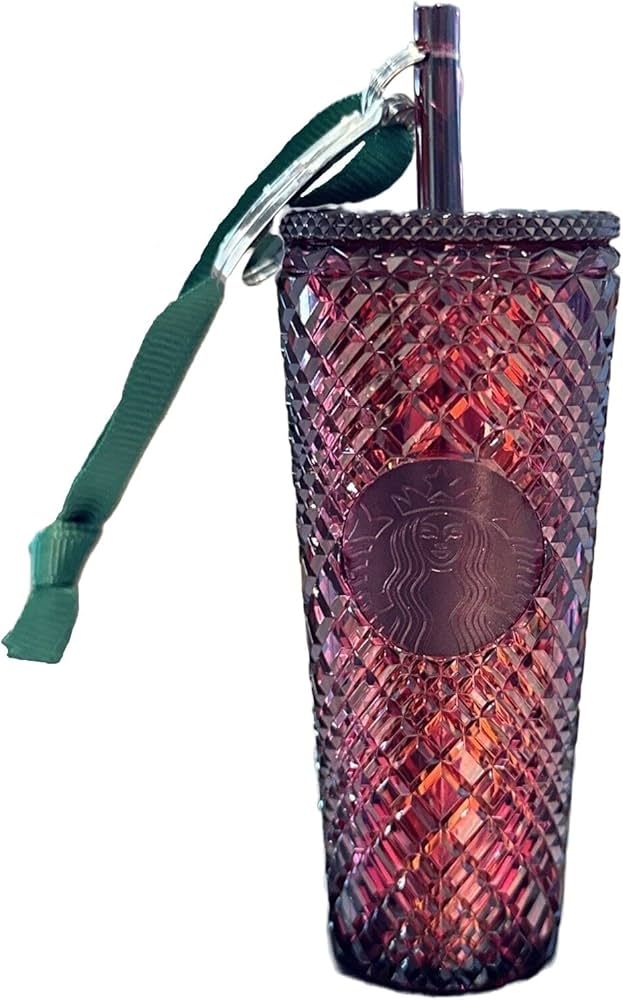 Amazon.com: Starbucks Merlot Jeweled Cold Cup Ornament Holiday