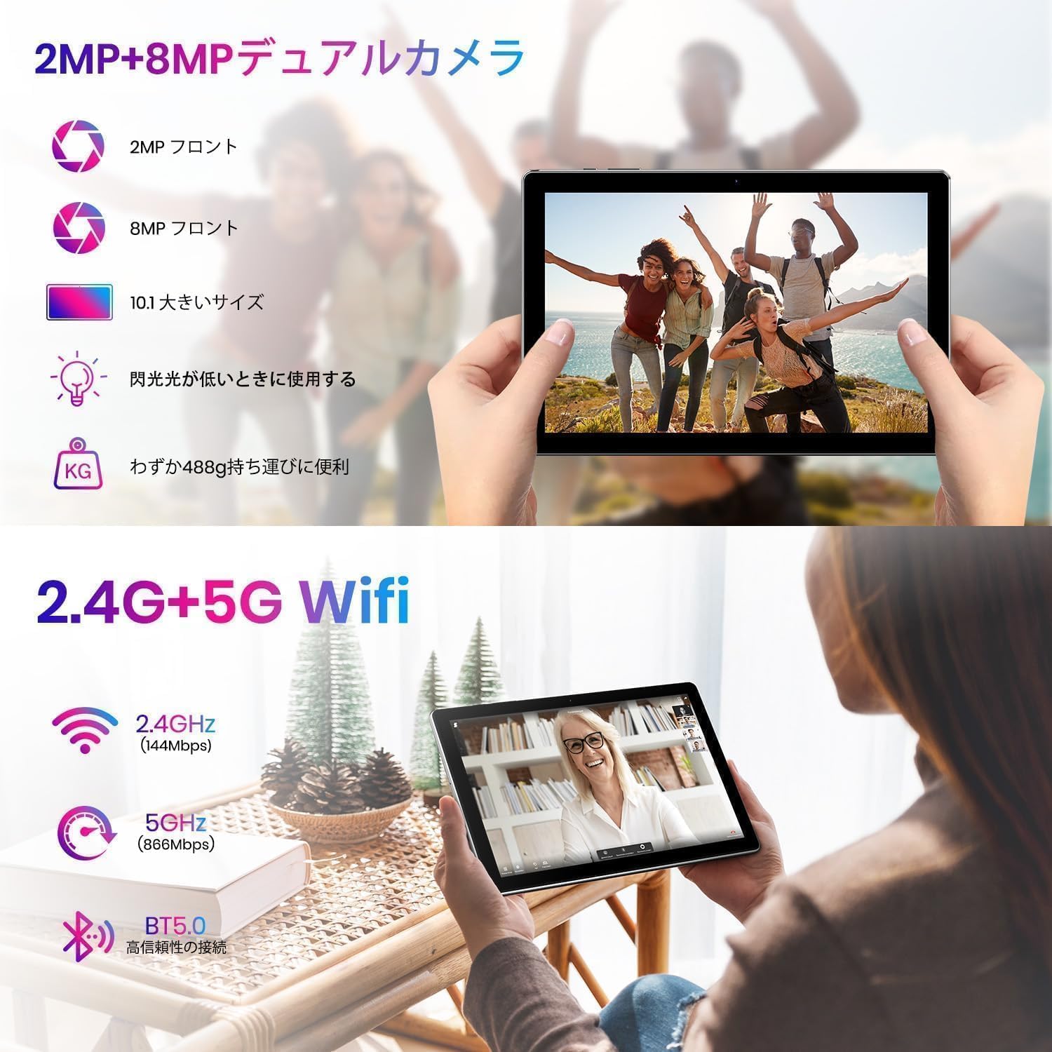 Amazon.co.jp: 【10インチ wi-fi モデル】Android 14 タブレット12GB+
