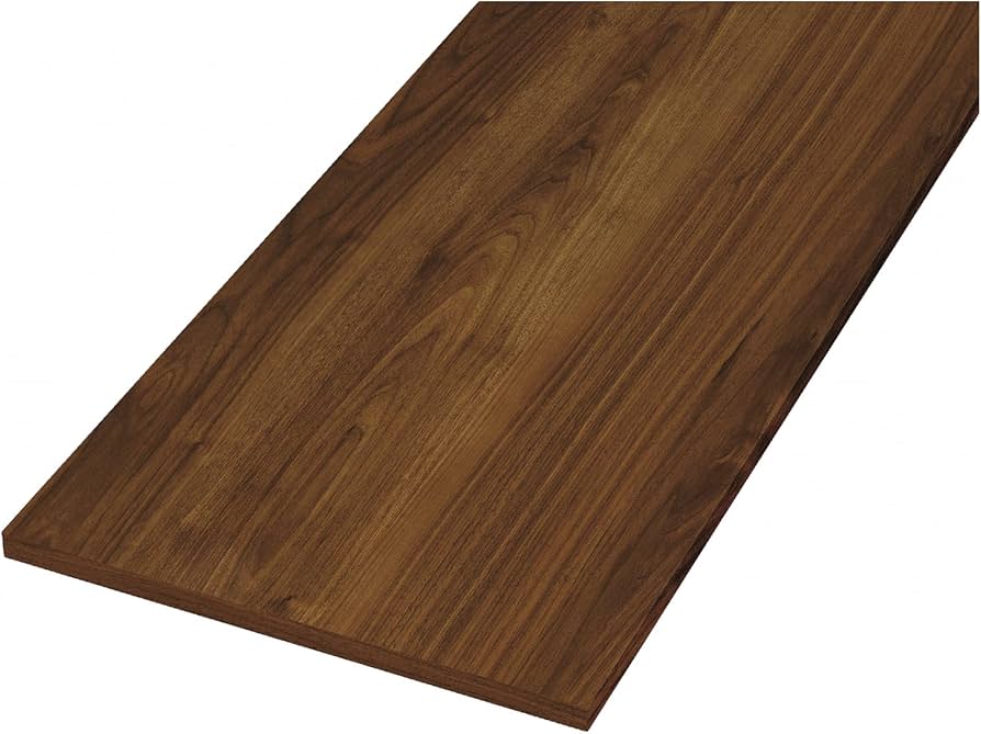 Amazon | ウッドワン 仕上げてる棚板 ダークブラウン色(ウォールナット