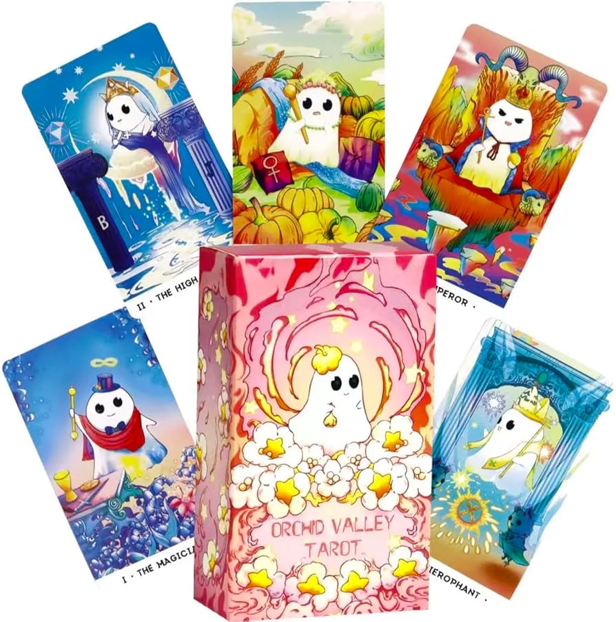 Amazon.co.jp: オーチャードバリータロットカード、78枚入り、かわいい