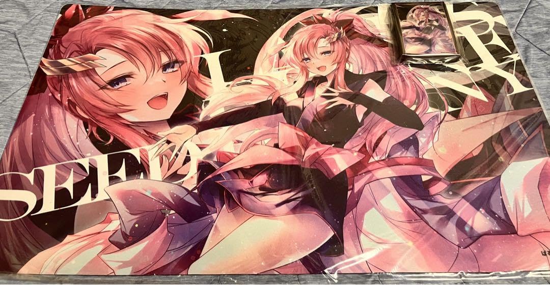 希少】ガンダムSEED プレイマット ラクス・クライン スリーブ デッキ