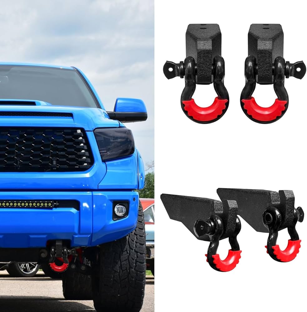 Amazon.co.jp: Vijay フロント牽引フックマウントブラケットとDリング