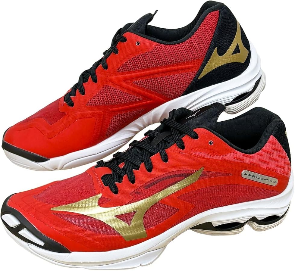 Amazon | 23.5cm ミズノ バレーボールシューズ WAVE LIGHTNING