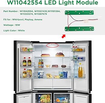 Amazon.com: W11042554 Refrigerator LED Light Module for Whirlpool