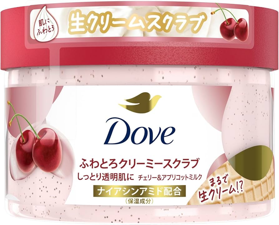 Amazon.co.jp: Dove Cherry & Apricot Milk Creamy Body Scrub