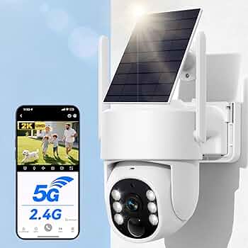 Amazon.co.jp: 【5G/2.4G WiFi対応・ソーラーパネル一体型・分離型両用
