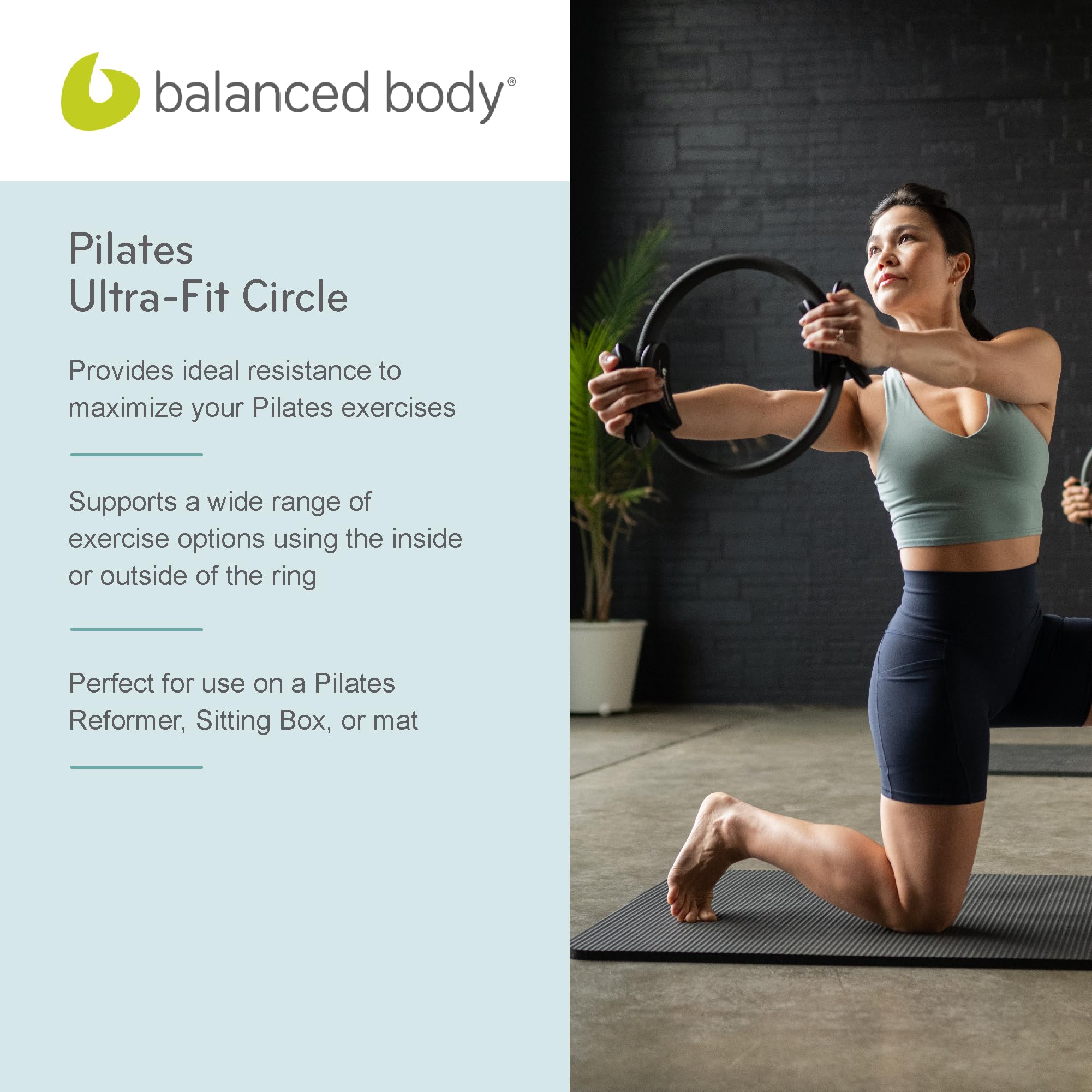 Amazon.co.jp: Balanced Body Ultra Fit Circle Pilates Ring Body
