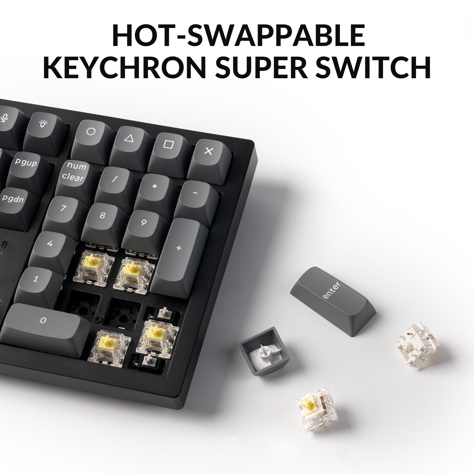 Amazon.com: Keychron K10 Max Wireless Custom Mechanical Keyboard