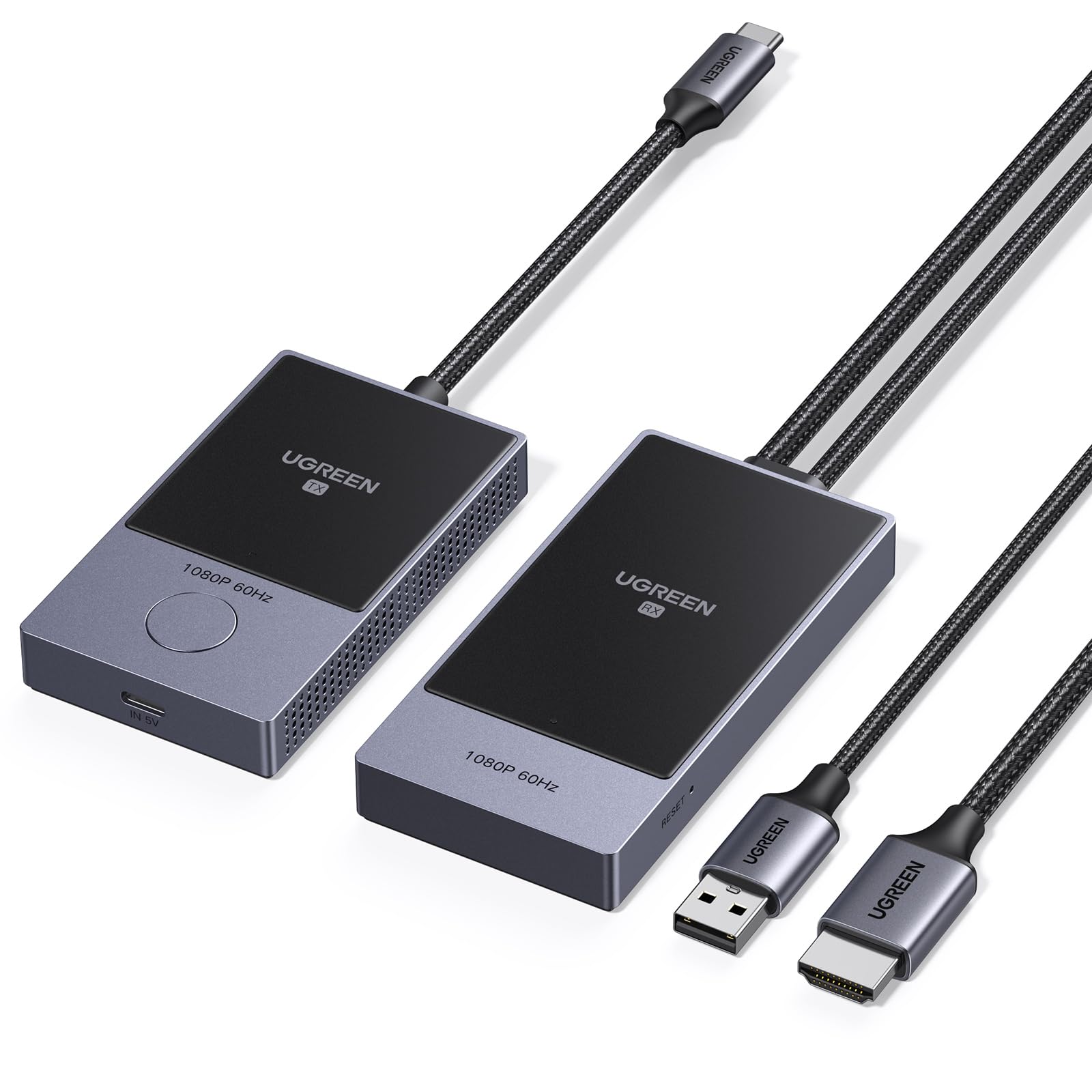 Amazon | UGREEN ワイヤレスHDMI送信機と受信機 USB-C（DP Alt Mode