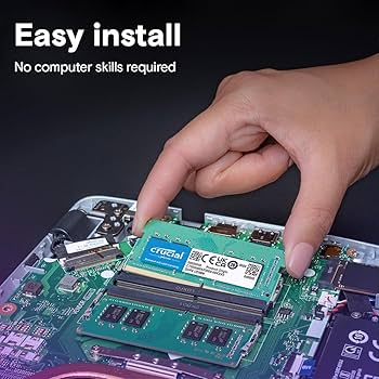 Crucial 16GB kit (8GBx2), 260-pin SODIMM, DDR4 PC4-19200, at