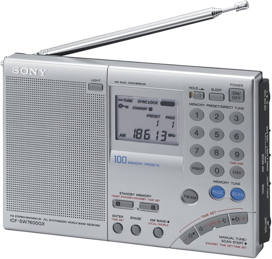 Amazon | SONY 短波ラジオ ICF-SW7600GR 【並行輸入品】 | Sony | 卓上