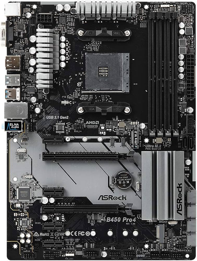 Amazon | ASRock マザーボード B450 Pro4 AMD Ryzen AM4 対応 B450