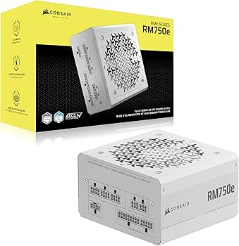 Amazon | CORSAIR RM750e 2025ホワイトモデル PC電源ユニット 750W