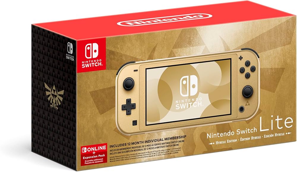 Nintendo Switch™ Lite: Hyrule Edition with Bonus Nintendo Switch