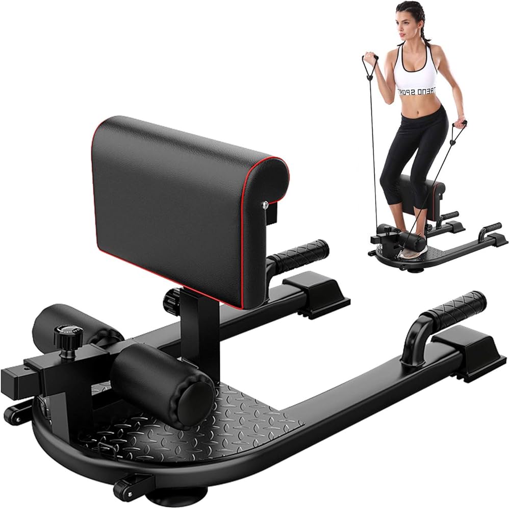 Amazon | シシースクワットベンチ、ホームジム用多機能シシー