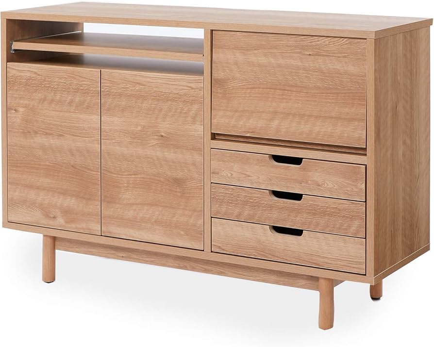 Amazon.co.jp: LOWYA ロウヤ 収納棚 120cm チェスト キャビネット