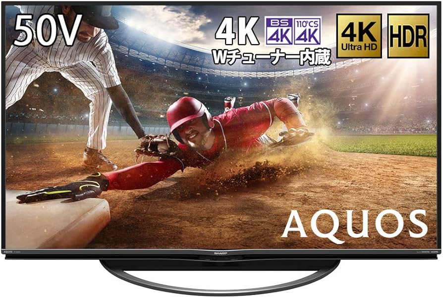 Amazon | シャープ 50V型 4Kチューナー内蔵 液晶 テレビ AQUOS 4T